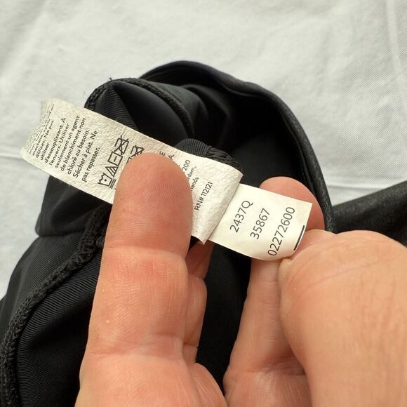 Spanx Womens Faux Leather Leggings Stretch Pants Color Black Size Large Petite - Picture 11 of 11